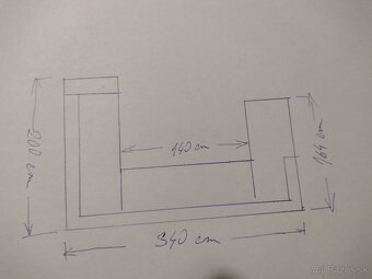 Sedacia súprava tvaru U - 2
