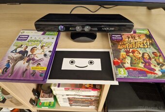 Predám Xbox 360 Kinect s 2 hrami - 2