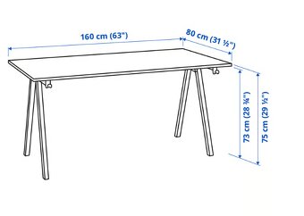 Pracovný stôl Ikea Trotten - 2