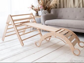 Set Piklerovej triangel + doska + hojdačka - 2