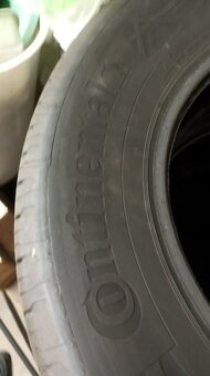 Predam letne pneu 3ks Continental 215_65_R16 - 2