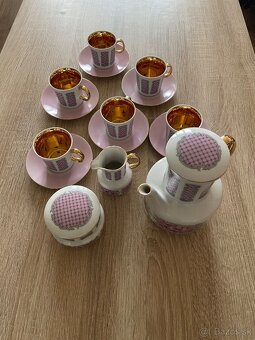 🔱Karlovarský Ružový porcelán ,moka komplet súprava🔱 - 2
