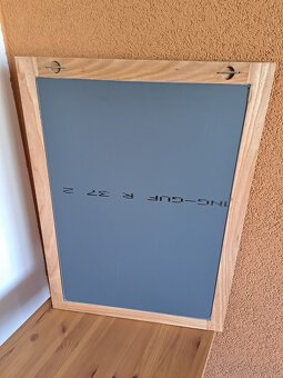 Zrkadlo v drevenom ráme 750x550 mm - 2