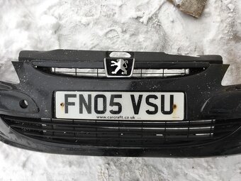 PEUGEOT 307 01-05 PREDNÝ NÁRAZNIK KOMPLETNY - 2