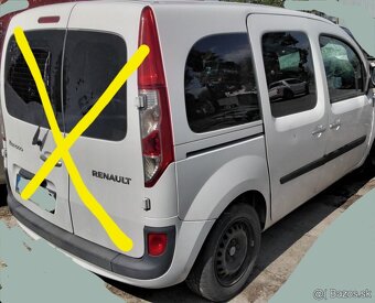 RENAULT KANGOO 1.5 dCi 2017 predám DVERE, MOTOR K9K E6 - 2