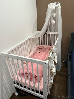 Detská postieľka s komplet vybavením - 2