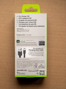 Nabíjačka telefónu do auta SBS Charger - 2