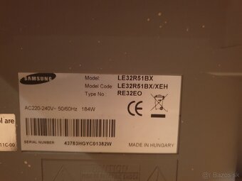 Televízor SAMSUNG - 2