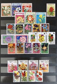 poštové známky - kvety - 2