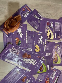 Predám čokoládové obaly 1. - Milka - 2