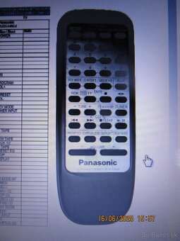 KUPIM DIALKOVY OVLADAC NA RADIO PANASONIC RX-ED 707 - 2