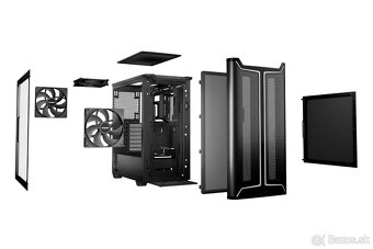 Predam PC skrinu Be Quiet Pure Base 501DX Black - 2