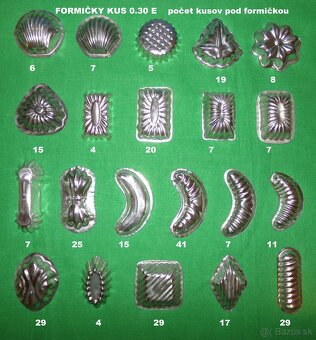 RETRO FORMIČKY, KOŠÍČKY, VANIČKY, ORIEŠKY, VYKRAJOVAČKY - 2