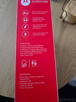 Motorola Pulse Max sluchadla s mikrofonom - 2