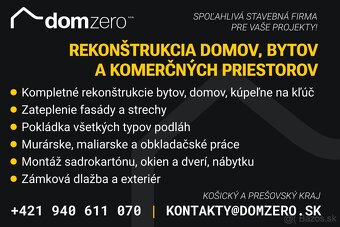 Rekonštrukcie domov, bytov  a komerčných priestorov | KSK - 2