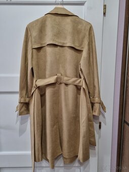 Semišový trenčkot - 2