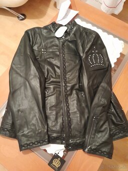 NOVÁ dámska značková kožená bunda č.52 - 2