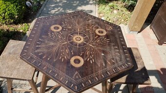 stol z taboretky - 2