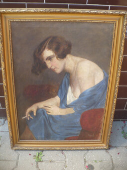 Armin Glatter dáma s cigaretou - 2