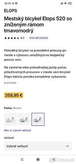 Predám mestský bicykel - 2