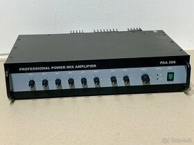 PAA 206 … Profesionálny mixer/zosilnovač (mono) - 2