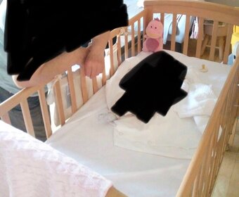Detská postieľka z bukového masívu Scarlett Laura, 52 E - 2