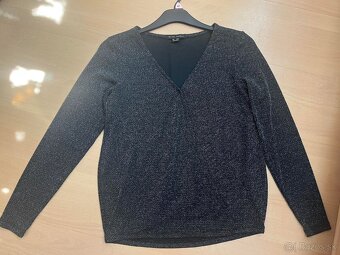 top čierno-strieborný vel. 38/40 - 2
