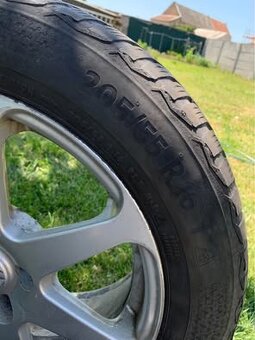 Predám disky 7Jx16H2 ET45, 5/112 s pneumatikami 205/55 R16 - 2