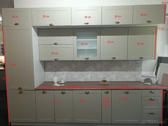 Moderná nepoužitá kuchyňa NATALI krémová - 2