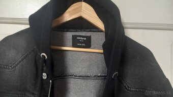 Riflová bunda s kapucou XXL - 2