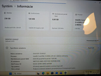 Dell Latitude e7470 dotykový LCD - 2