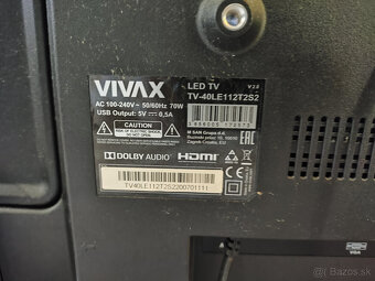 Vivax TV 40LE114T2S2 - 2