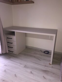 Predám písací/ pracovný stôl kašmírový - 2