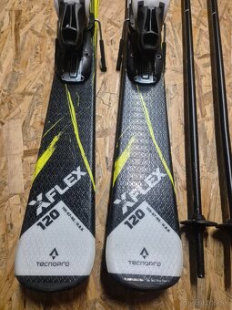 DETSKE LYZE 120CM + PALICKY 100CM - - 2