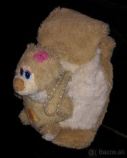 Detský batoh s hračkou - medvedíkom - 2