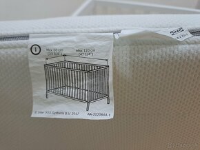 Detská postieľka SUNDVIK Ikea 60x120 cm + príslušenstvo - 2