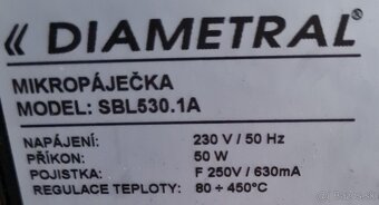 Spájkovacia stanica Diametral - 2