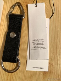 klučenka kožená na kluče Calvin Klein carabine - 2