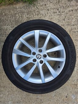 Disky Škoda Elbrus + Letné pneumatiky Hankook - 2