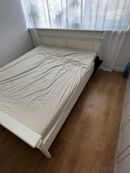 Rustikalna masivna postel 160x200 - 2