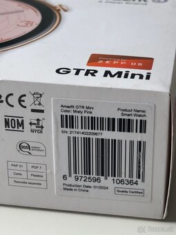 Xiaomi Amazfit GTR Mini, Misty Pink - 2