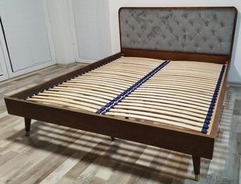 drevena manzelska postel 160x200x38 cm bez matraca - 2