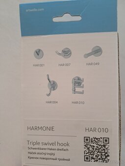 Hacik trojity do kupelne novy artwelle harmonie - 2