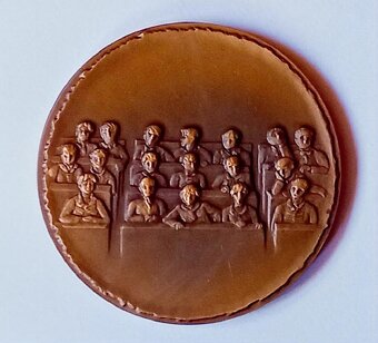 Medaila 1967 Gymnnázium Martin 1867-1967 Gaudeamus Igitur si - 2