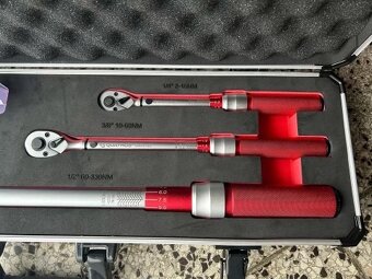 Momentové kľúče QUATROS sada 3ks, 2-330Nm - 2