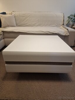 Konferencny stolik biely - 2