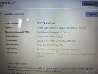používaný notebook LENOVO G50-30 - 2