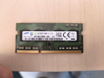 RAM pre notebook DDR3 4gb Samsung - 2