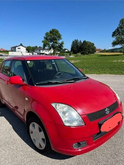 Suzuki Swift 1.3 M13A rok 2006 červena farba - 2
