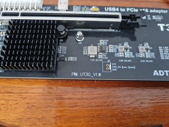Predám externú grafickú kartu ADT-Link UT3G, USB4 (DOCK) - 2